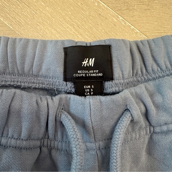 H&M Blue Joggers with Elastic Waistband and Relaxed Fit - Picture 4 of 7